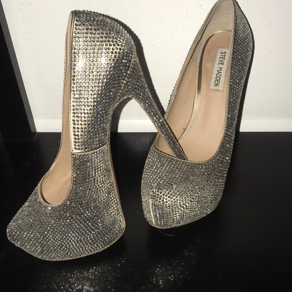 Steve Madden Rhinestone platform Heels - Picture 2 of 7